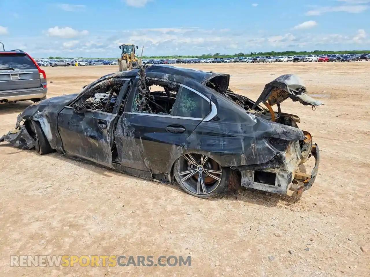 2 fotografías del automóvil dañado 3MW5R1J09M8B71564 BMW 3 SERIES 2021