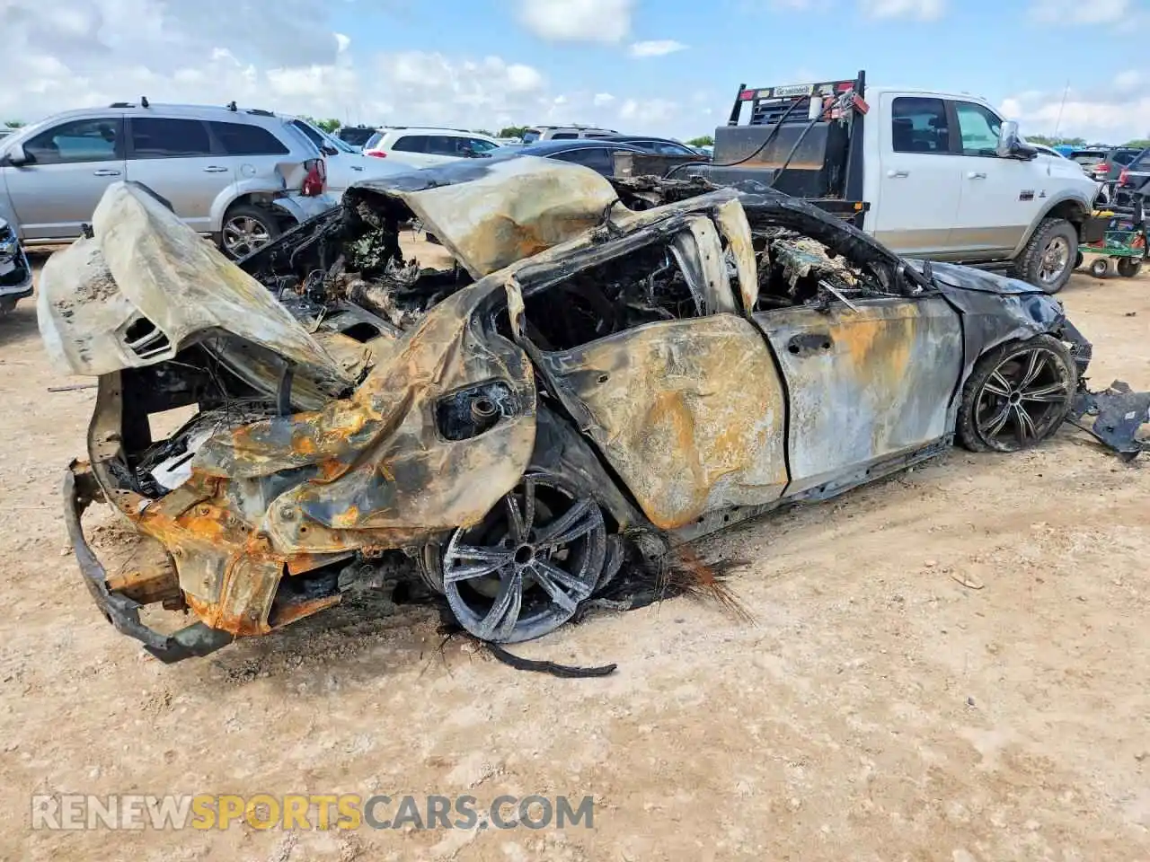 3 fotografías del automóvil dañado 3MW5R1J09M8B71564 BMW 3 SERIES 2021