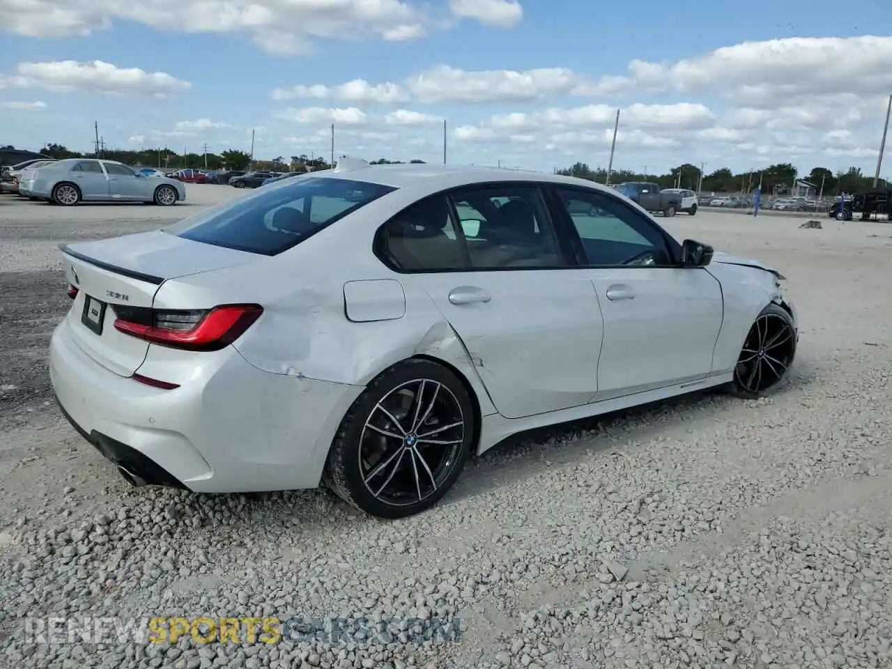 3 Photograph of a damaged car 3MW5R1J09M8B75307 BMW 3 SERIES 2021