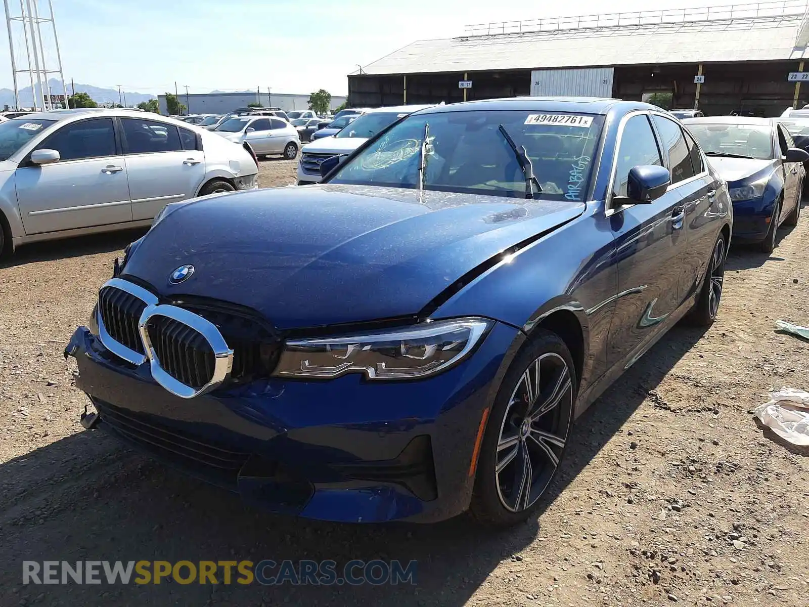 2 Photograph of a damaged car 3MW5R1J09M8B95895 BMW 3 SERIES 2021