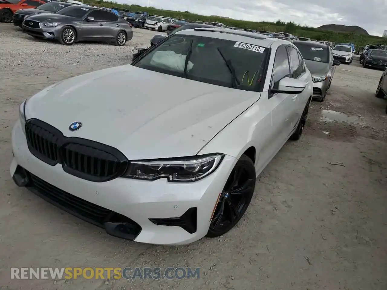2 Photograph of a damaged car 3MW5R1J0XM8B51095 BMW 3 SERIES 2021