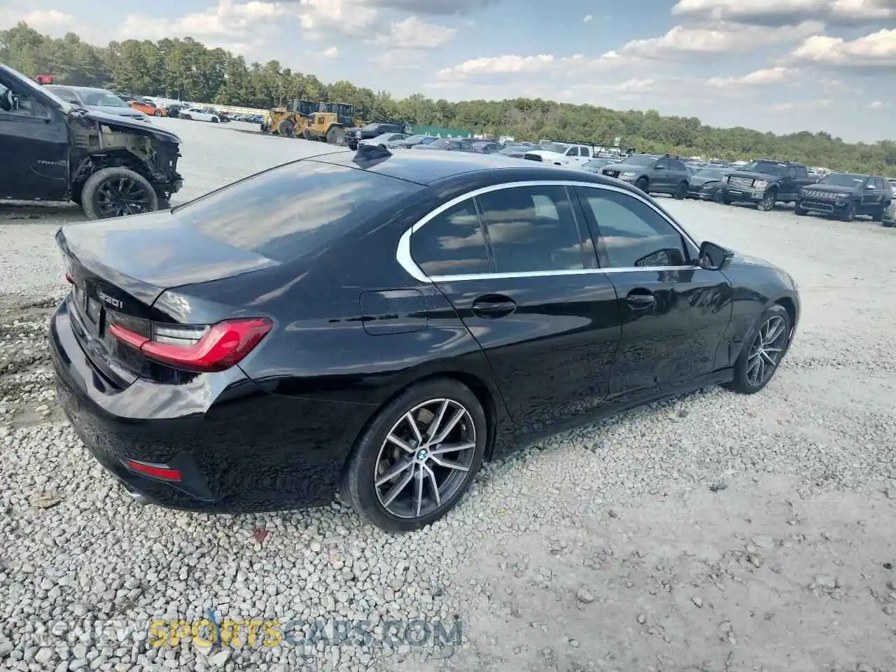3 fotografías del automóvil dañado 3MW5R1J0XM8B51761 BMW 3 SERIES 2021