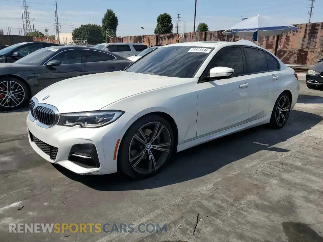 1 Photograph of a damaged car 3MW5R1J0XM8B51789 BMW 3 SERIES 2021