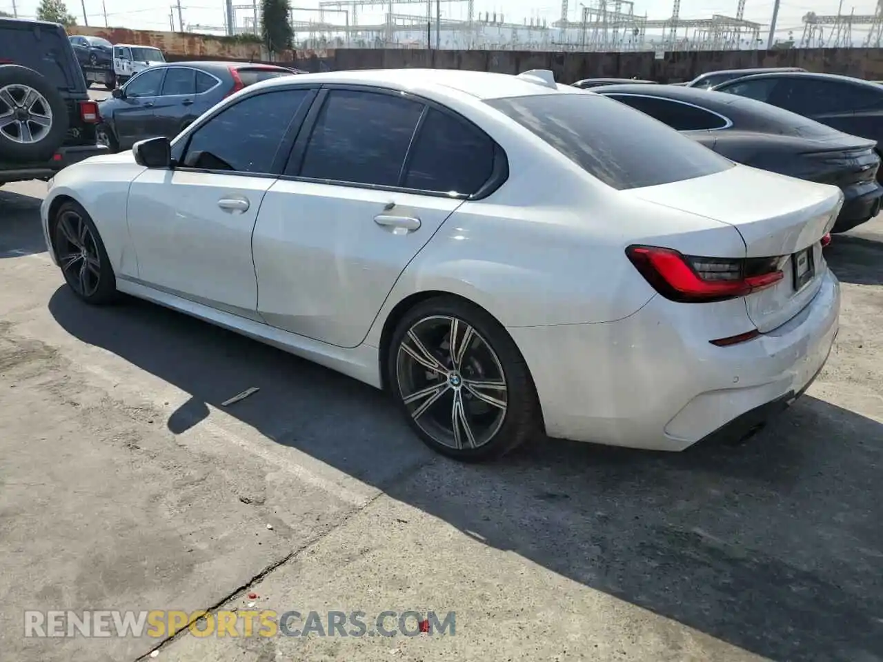 2 Photograph of a damaged car 3MW5R1J0XM8B51789 BMW 3 SERIES 2021