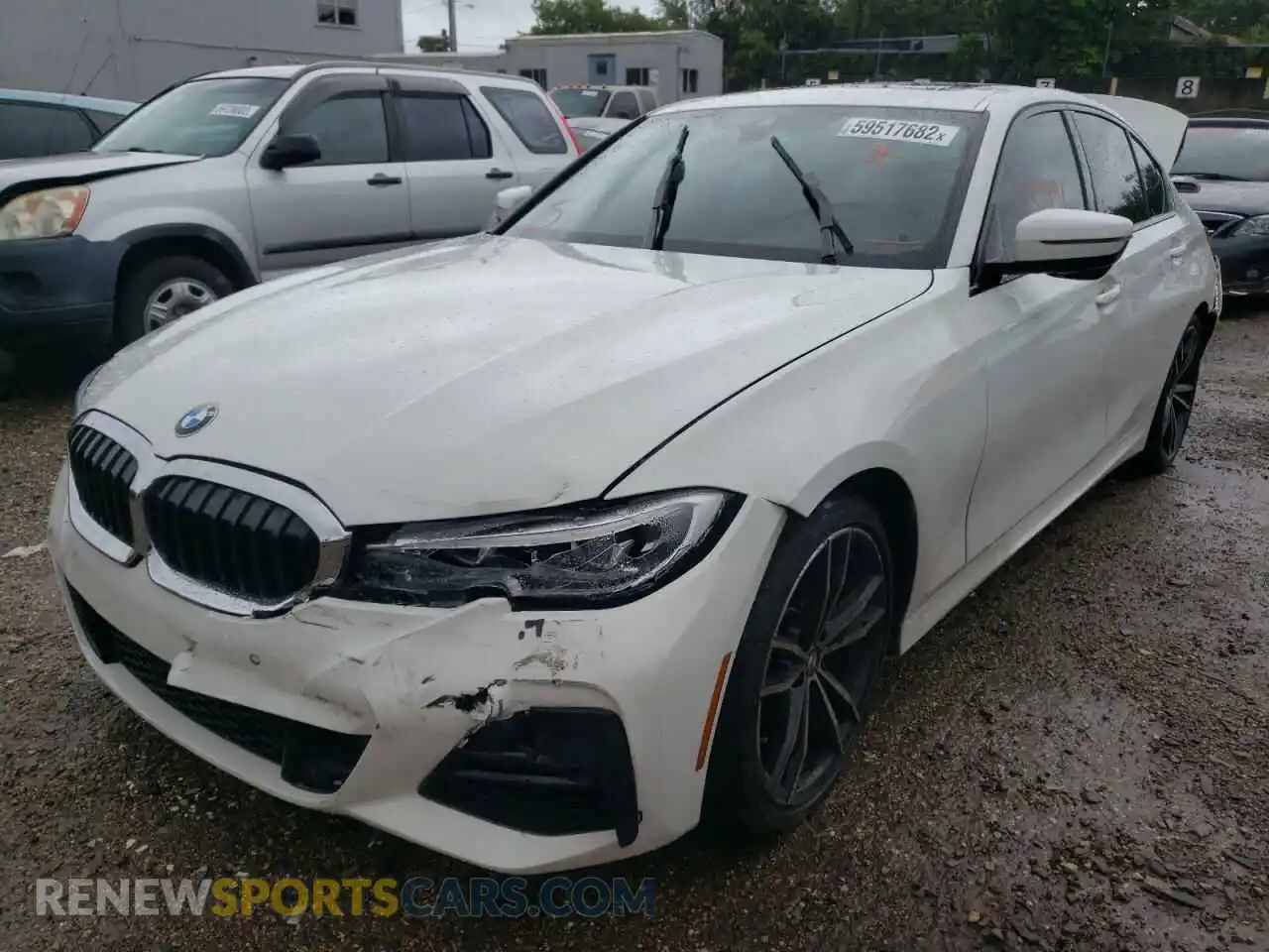 2 Photograph of a damaged car 3MW5R1J0XM8B73226 BMW 3 SERIES 2021