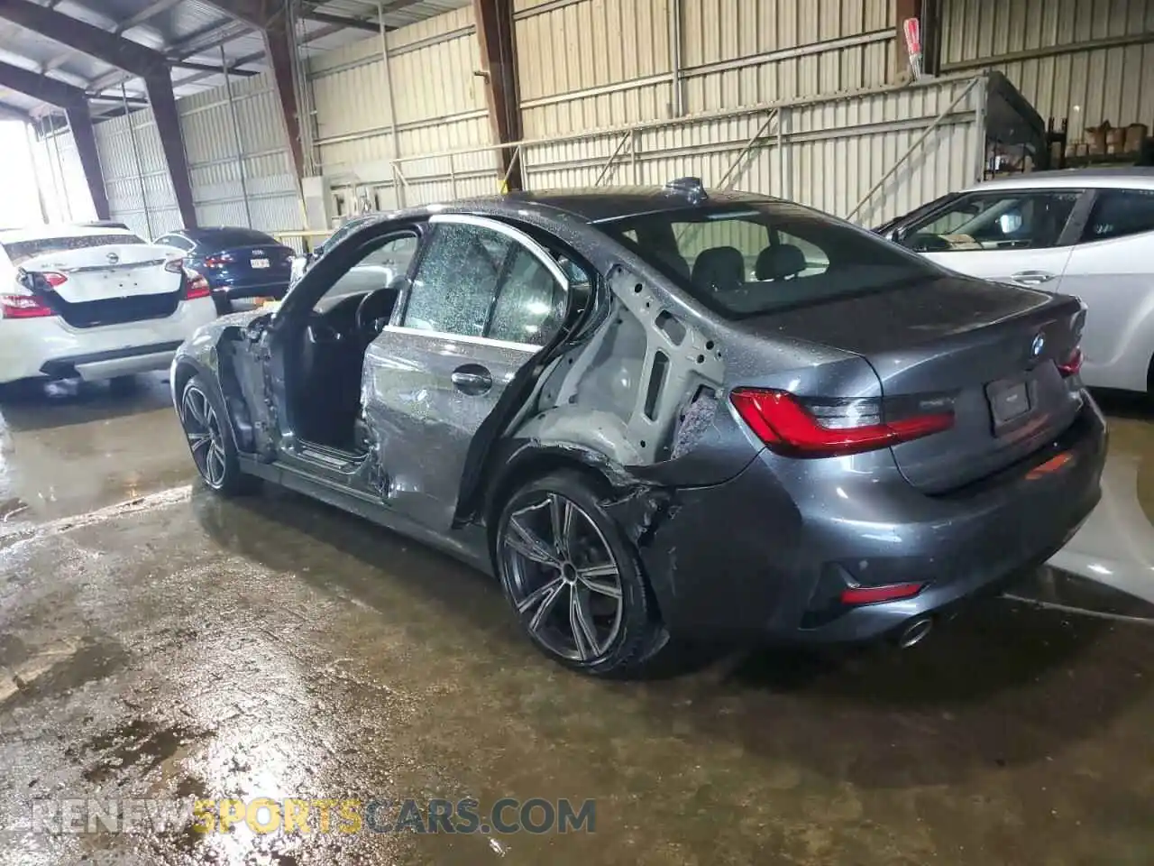 2 Photograph of a damaged car 3MW5R1J0XM8B81987 BMW 3 SERIES 2021