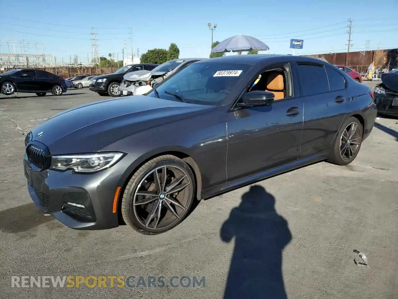 1 Photograph of a damaged car 3MW5R1J0XM8C00036 BMW 3 SERIES 2021