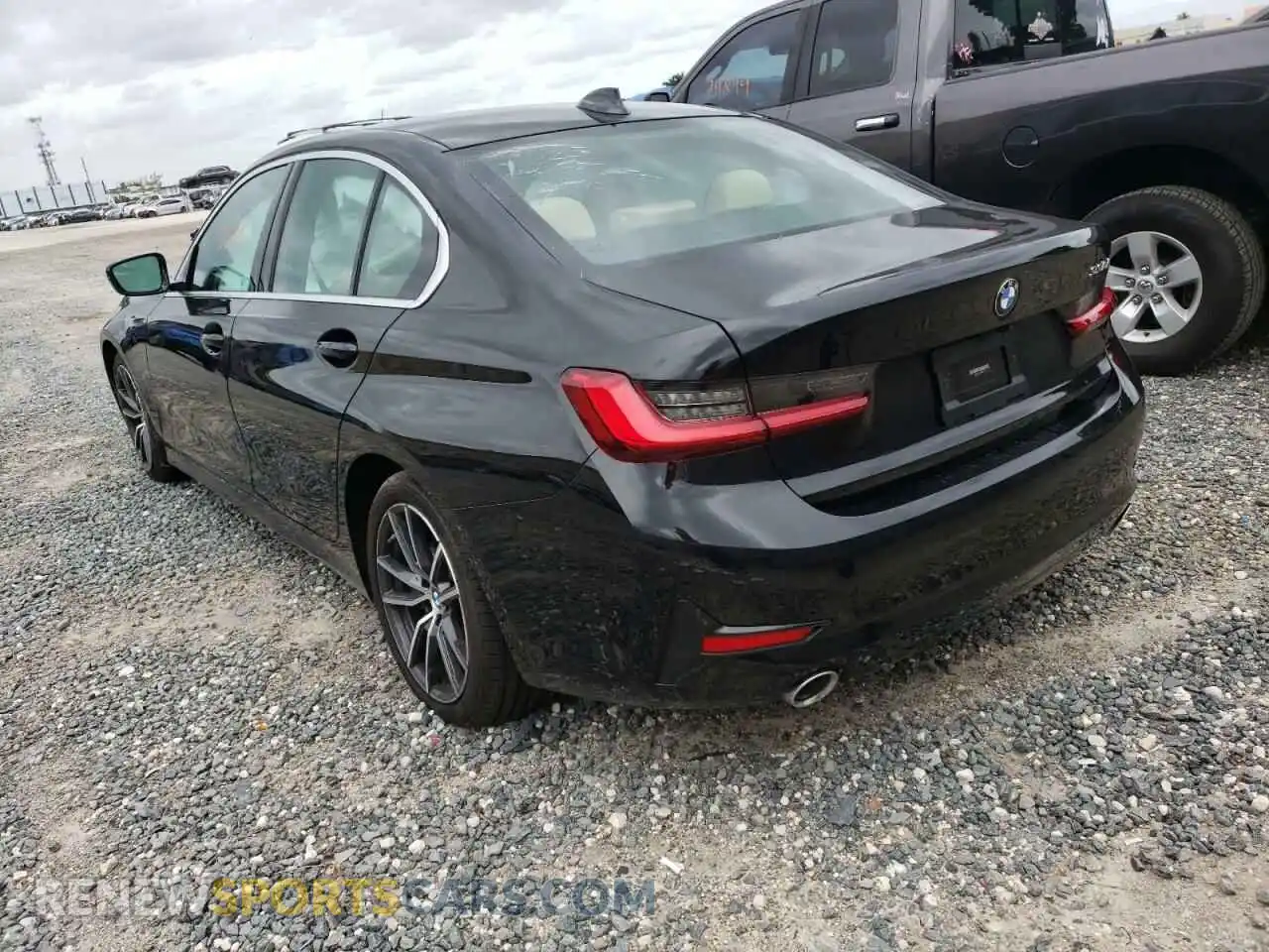 3 Photograph of a damaged car 3MW5R1J0XM8C07715 BMW 3 SERIES 2021