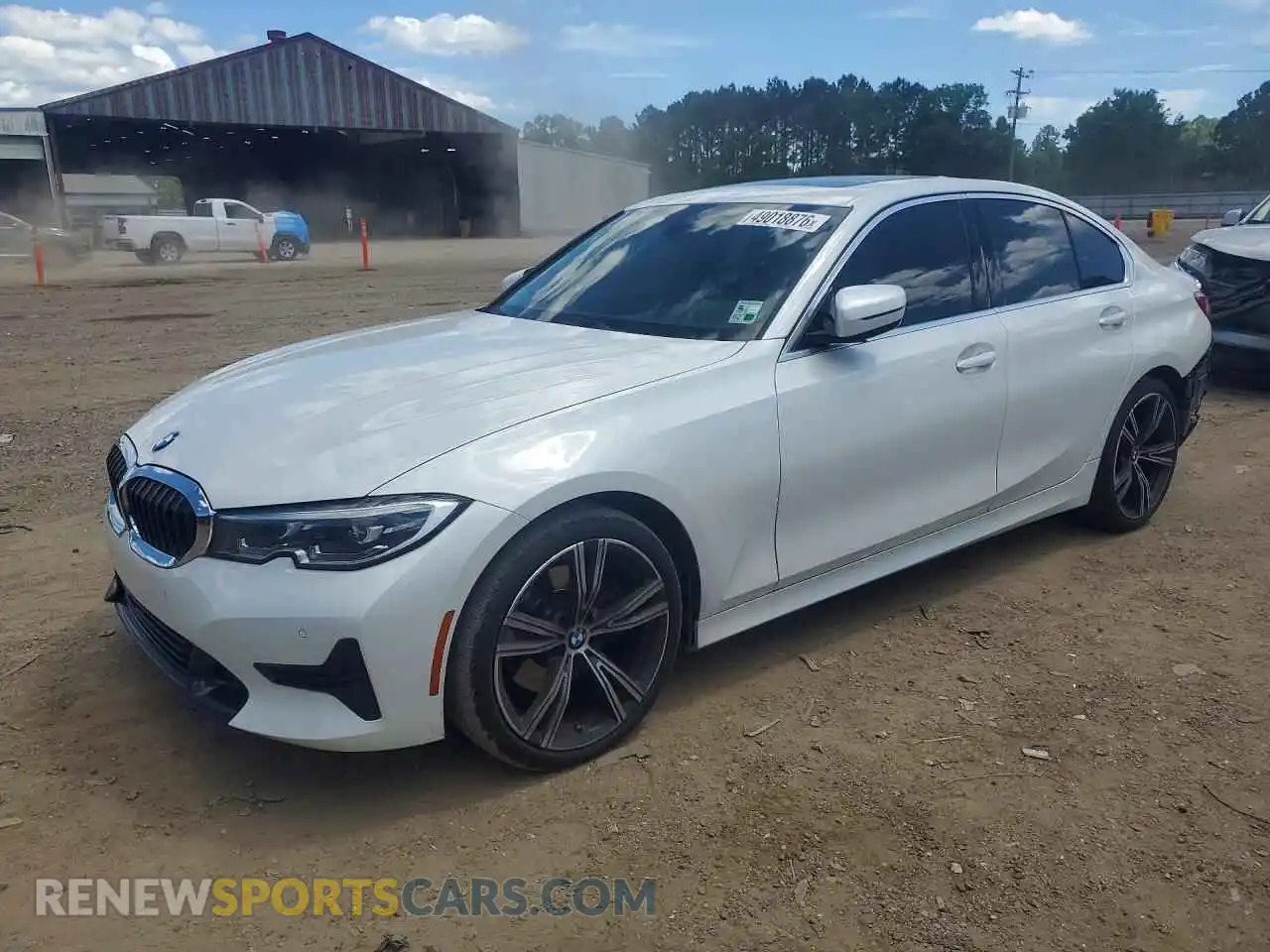 1 Photograph of a damaged car 3MW5R1J0XM8C08430 BMW 3 SERIES 2021