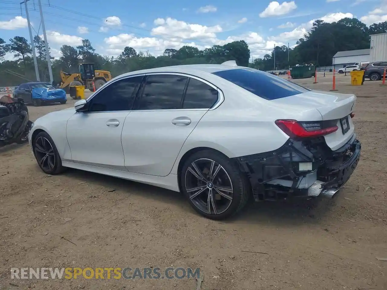 2 Photograph of a damaged car 3MW5R1J0XM8C08430 BMW 3 SERIES 2021