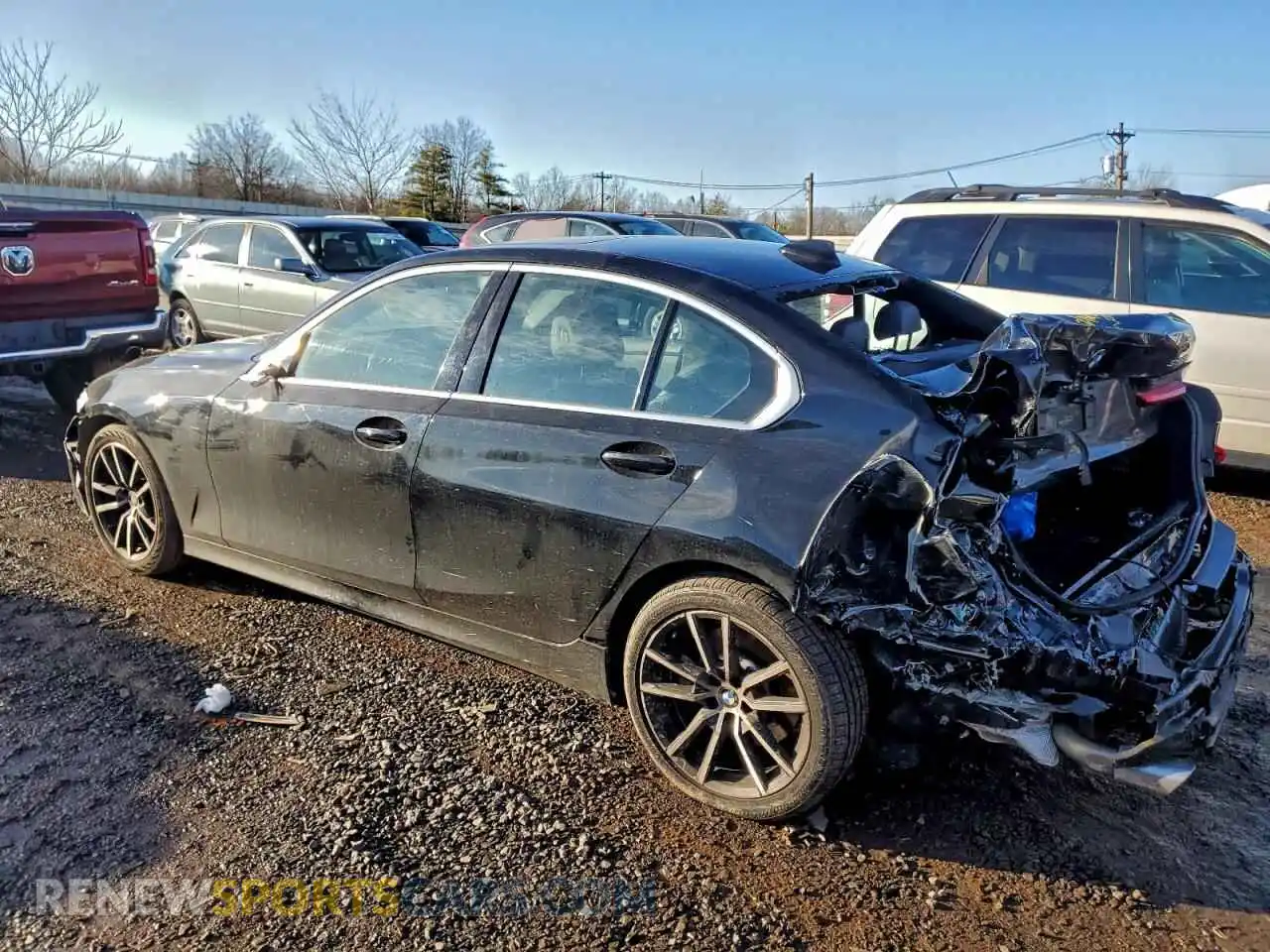 2 Photograph of a damaged car 3MW5R1J0XM8C16186 BMW 3 SERIES 2021