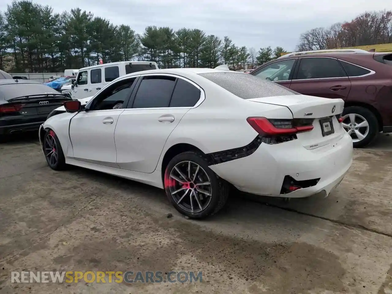 2 Photograph of a damaged car 3MW5R7J00M8B55434 BMW 3 SERIES 2021