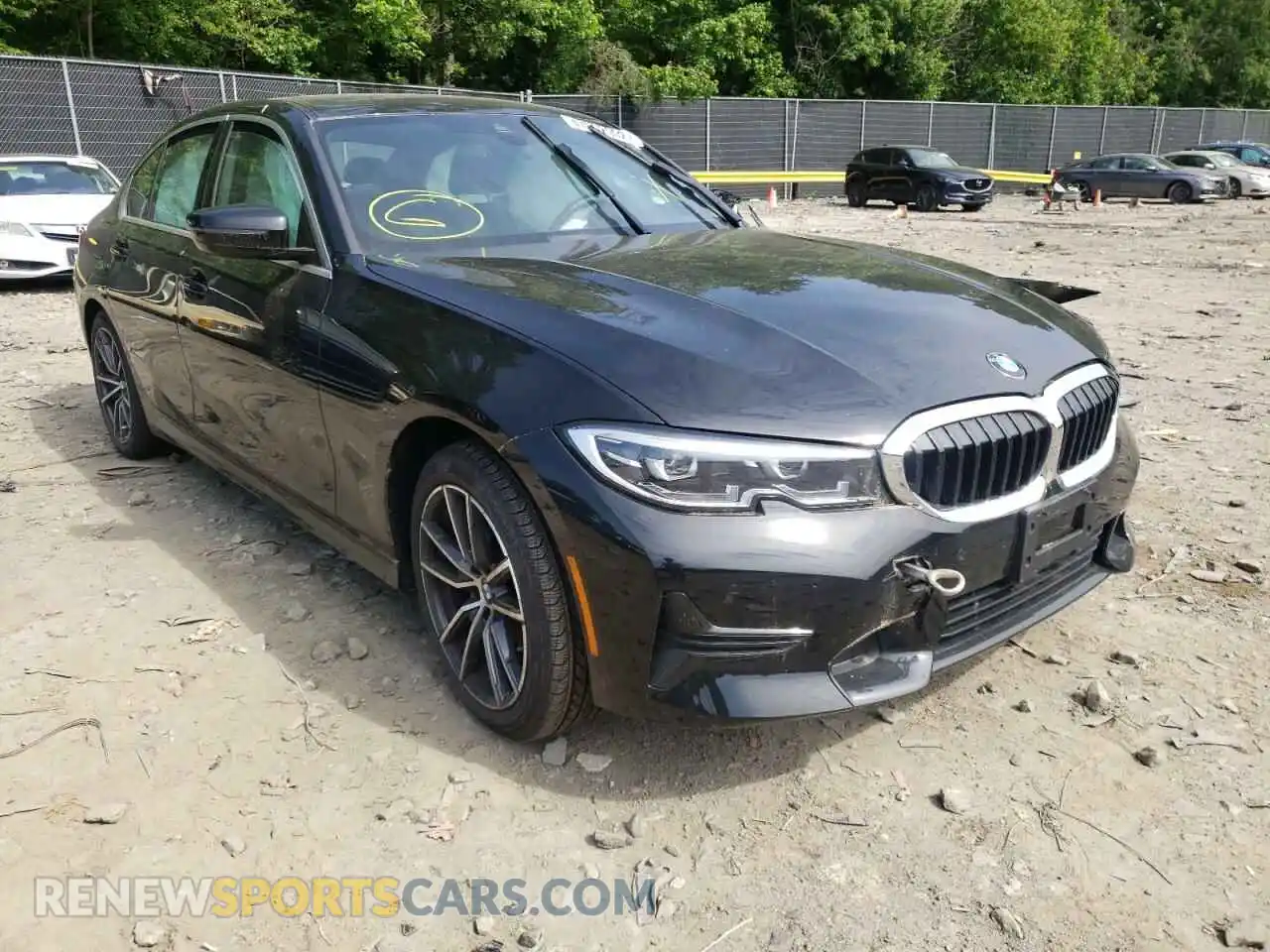 1 Photograph of a damaged car 3MW5R7J00M8B90362 BMW 3 SERIES 2021