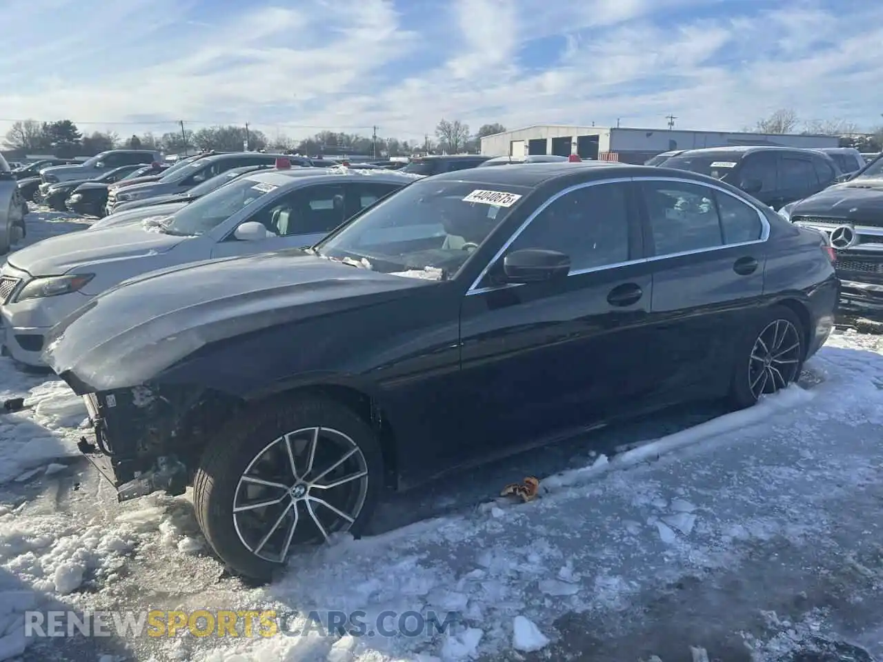 1 Photograph of a damaged car 3MW5R7J00M8B99031 BMW 3 SERIES 2021