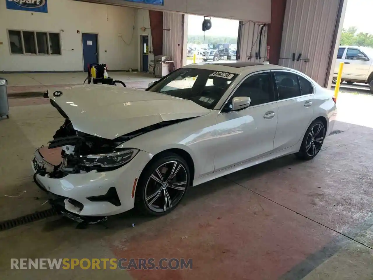 1 fotografías del automóvil dañado 3MW5R7J01M8B67110 BMW 3 SERIES 2021