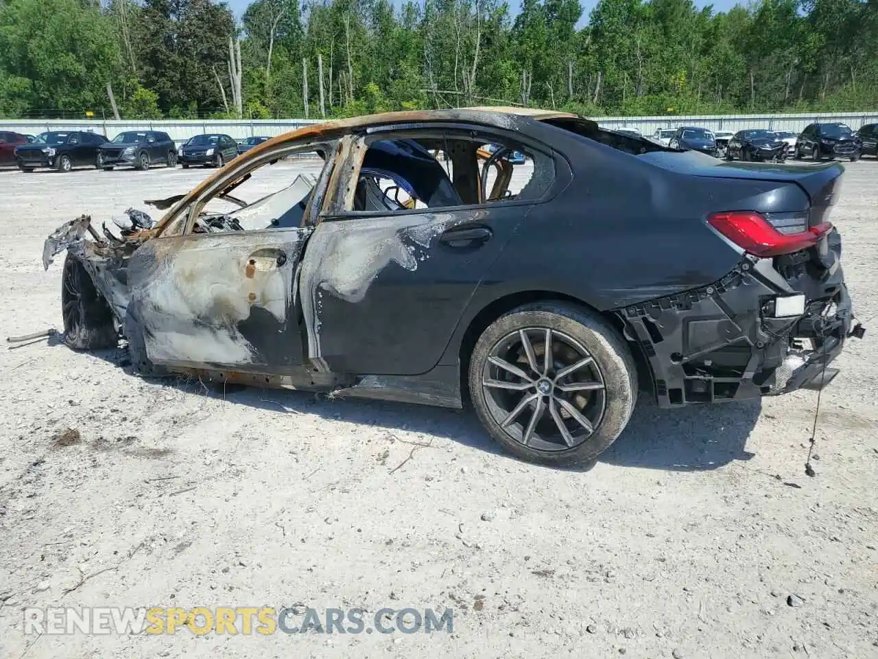 2 Photograph of a damaged car 3MW5R7J01M8B76874 BMW 3 SERIES 2021