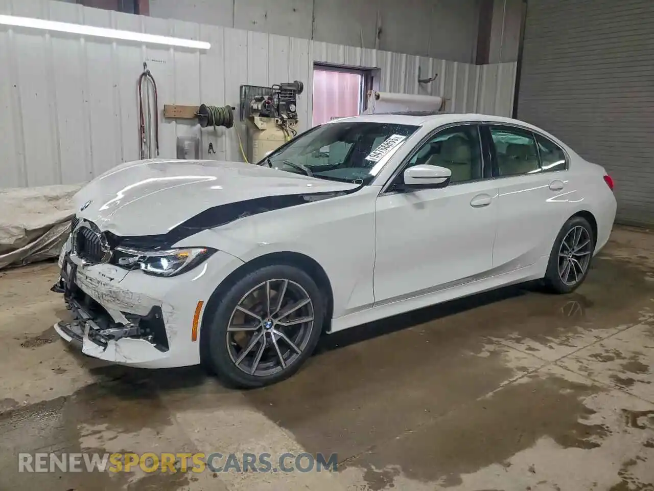 1 Photograph of a damaged car 3MW5R7J01M8B85347 BMW 3 SERIES 2021