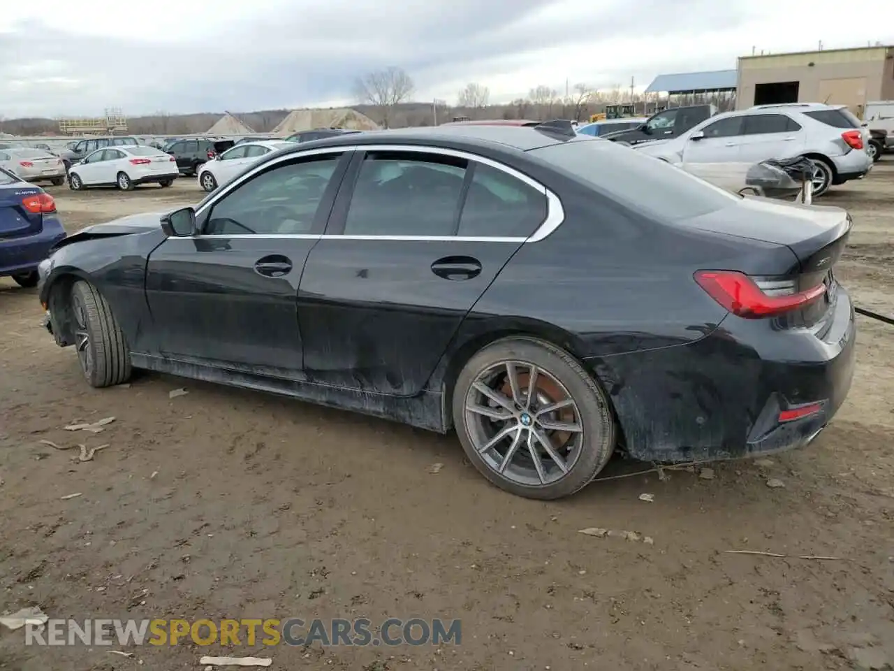 2 Photograph of a damaged car 3MW5R7J01M8B86238 BMW 3 SERIES 2021