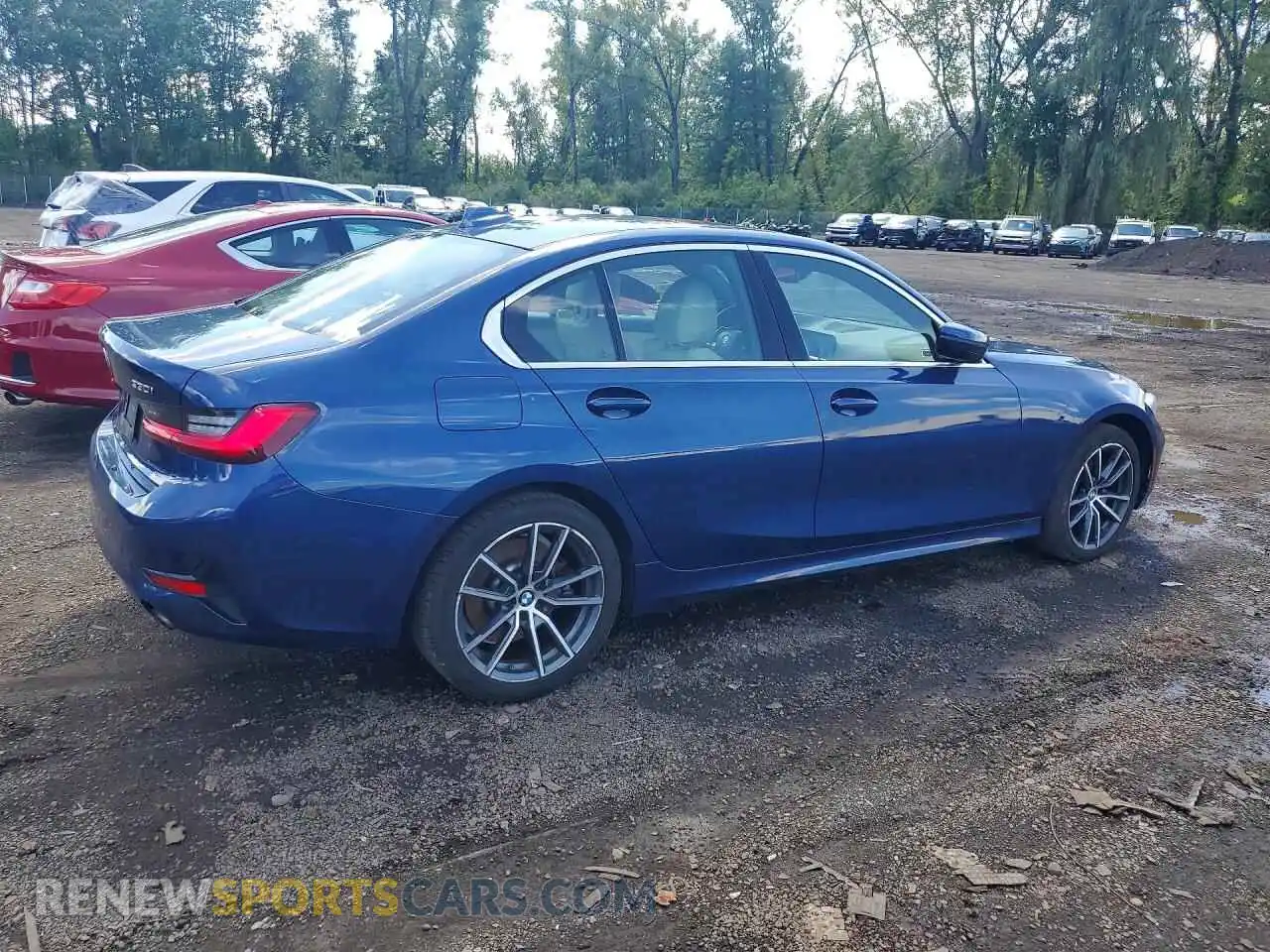 3 Photograph of a damaged car 3MW5R7J01M8B88281 BMW 3 SERIES 2021