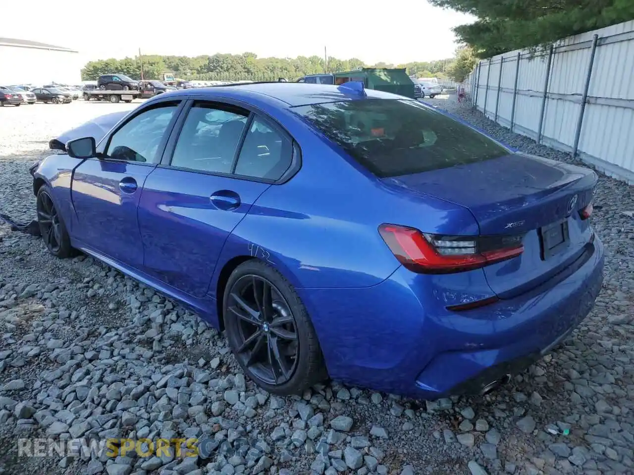 3 Photograph of a damaged car 3MW5R7J01M8B91035 BMW 3 SERIES 2021
