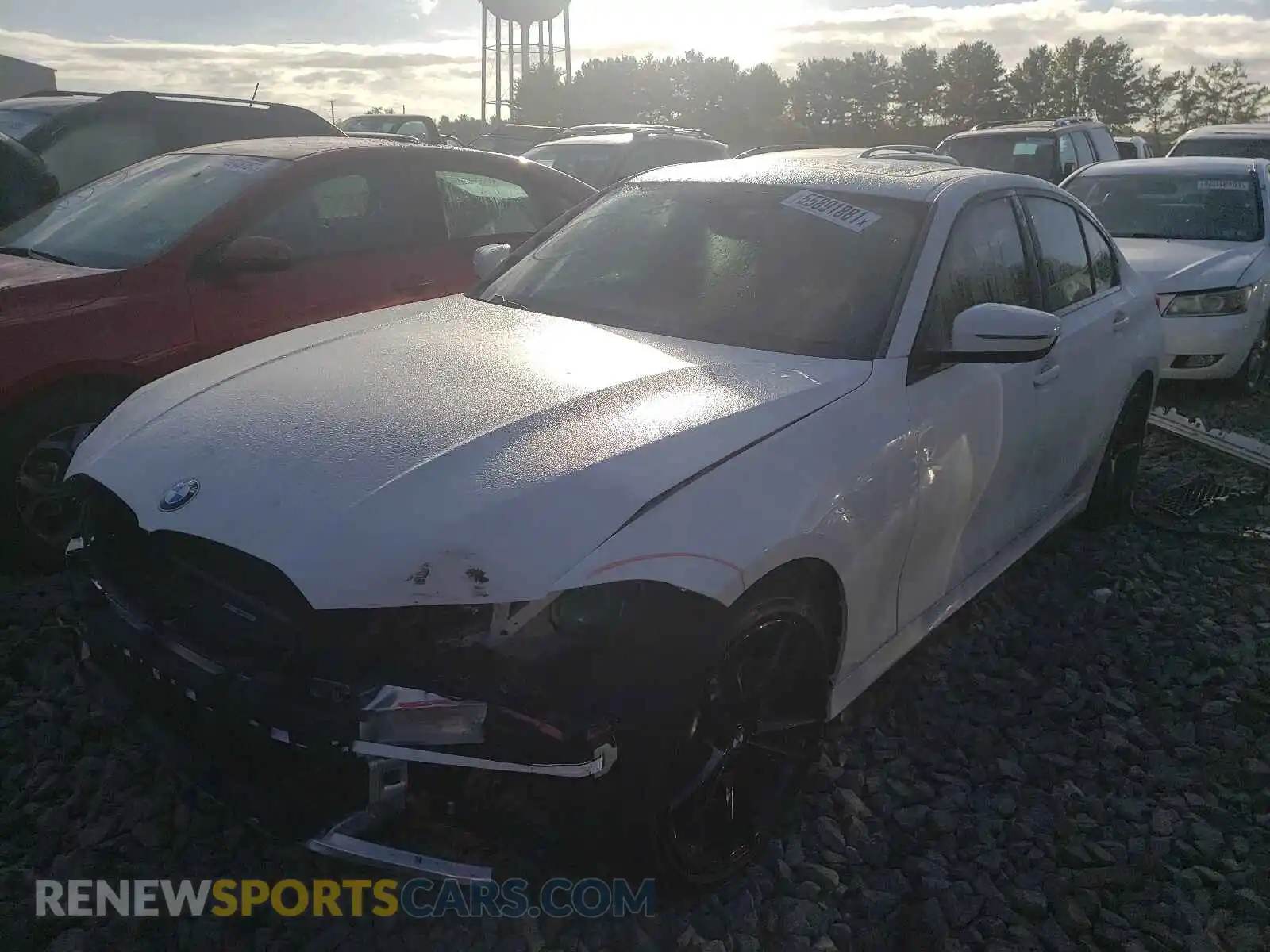 2 Photograph of a damaged car 3MW5R7J01M8C11414 BMW 3 SERIES 2021