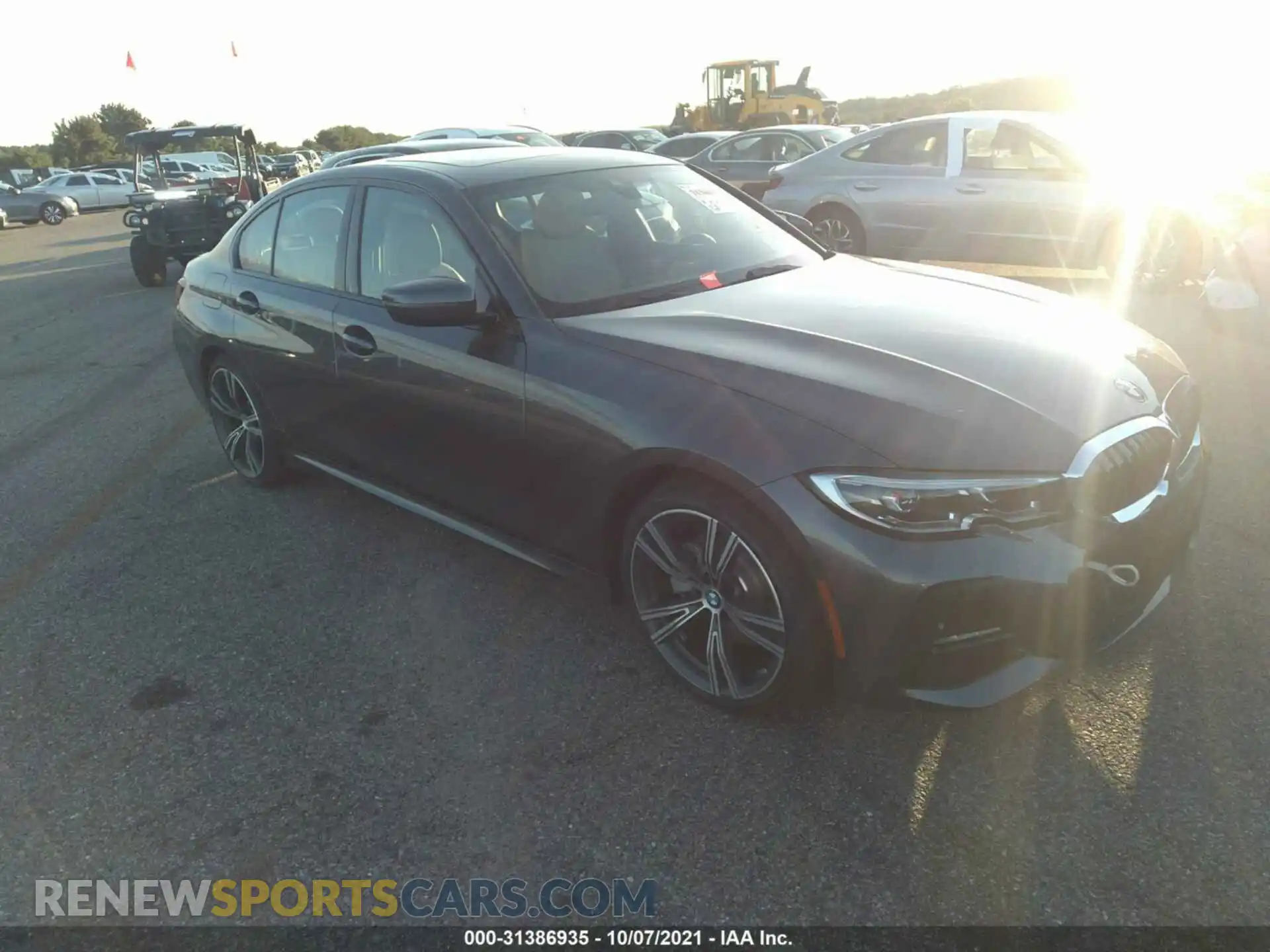 1 Photograph of a damaged car 3MW5R7J01M8C14958 BMW 3 SERIES 2021