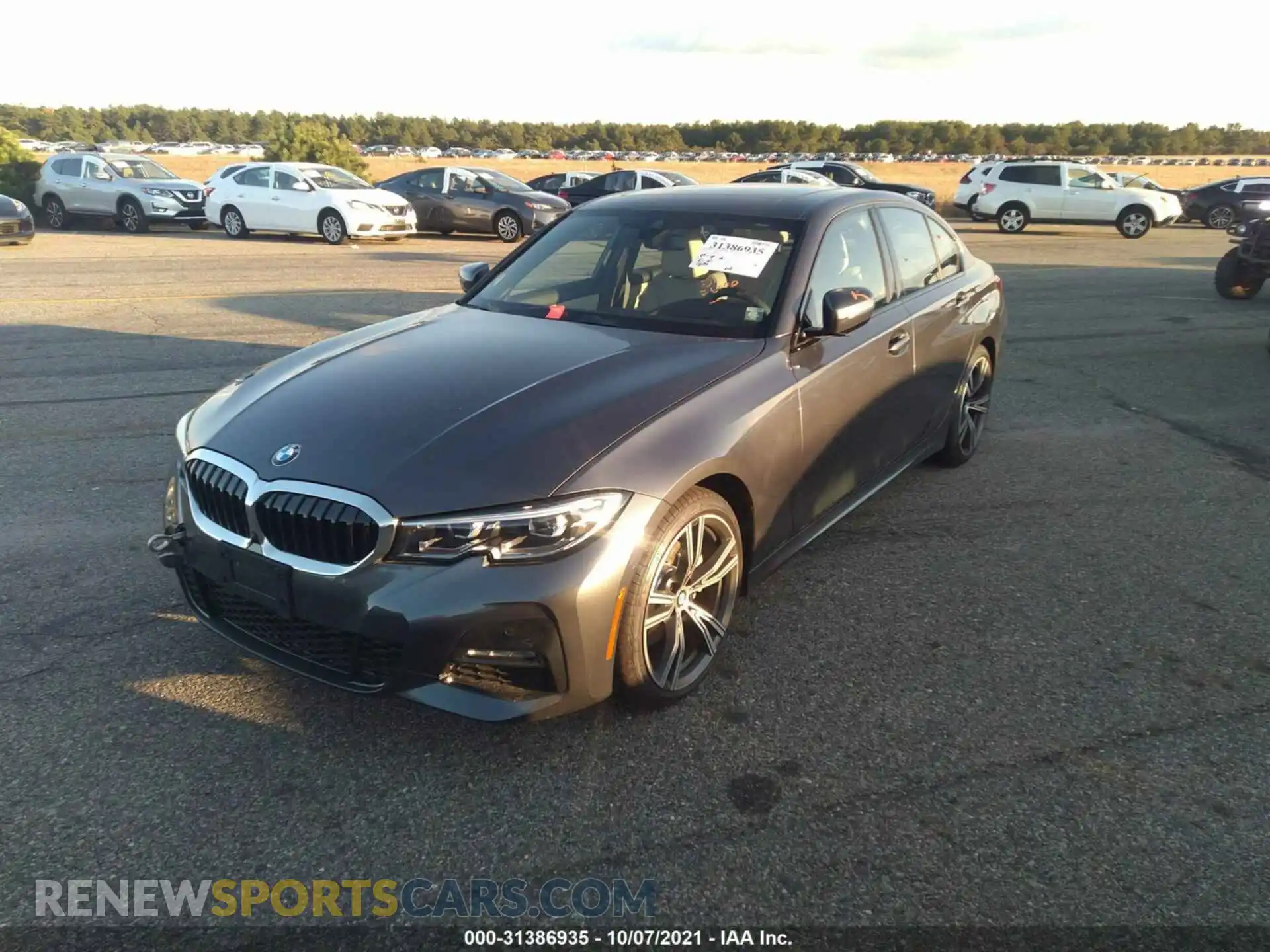 2 Photograph of a damaged car 3MW5R7J01M8C14958 BMW 3 SERIES 2021