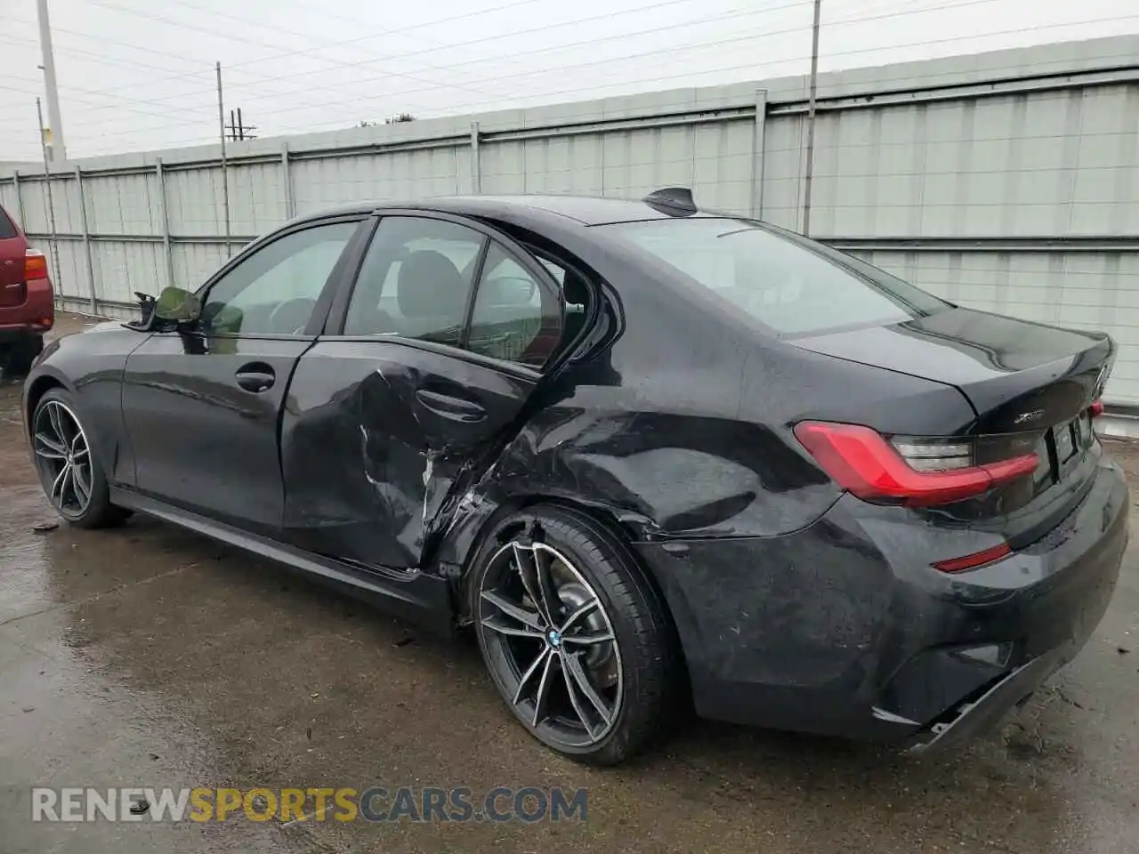 2 Photograph of a damaged car 3MW5R7J02M8B81226 BMW 3 SERIES 2021