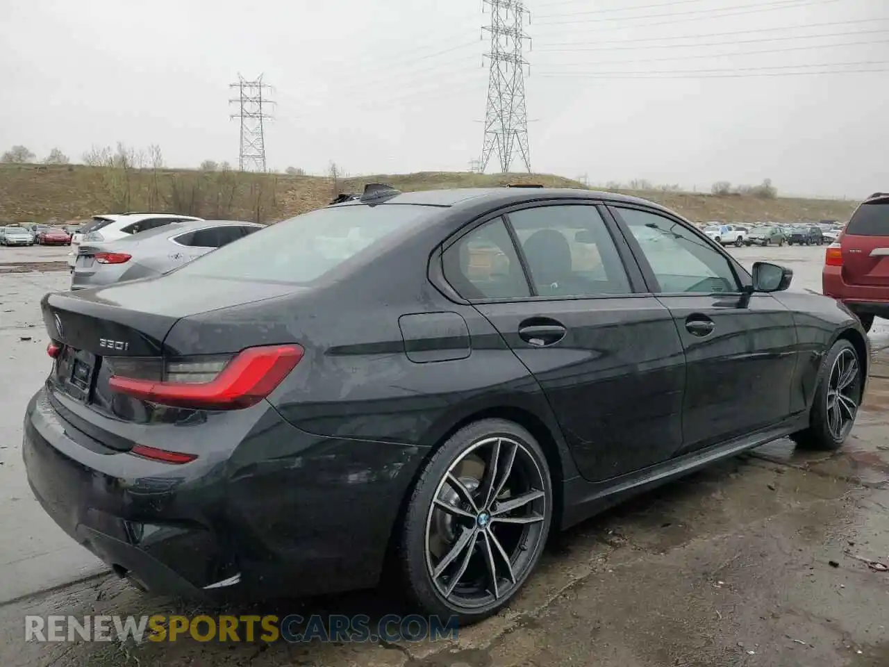 3 Photograph of a damaged car 3MW5R7J02M8B81226 BMW 3 SERIES 2021
