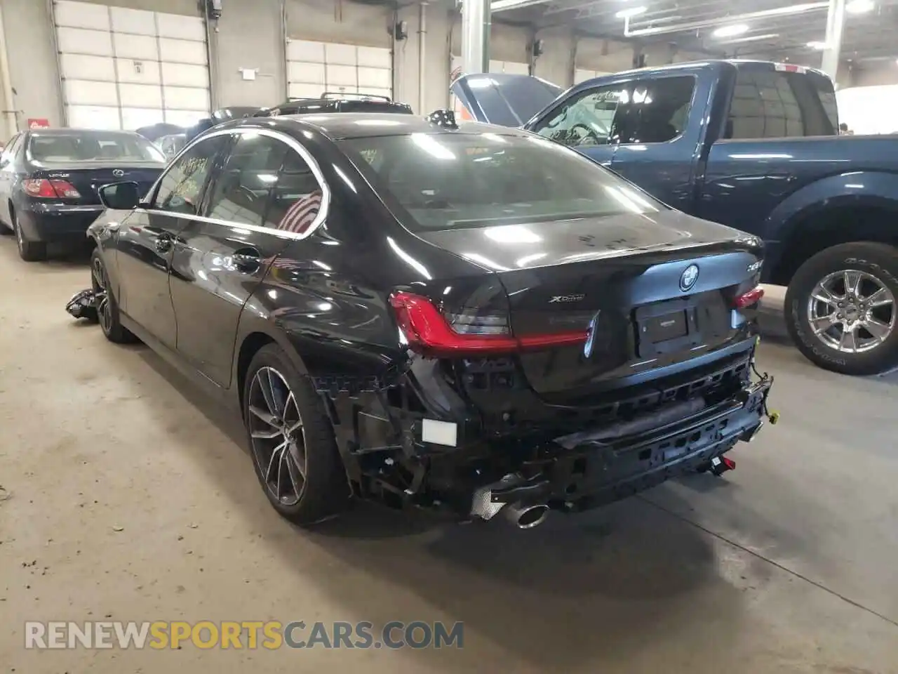 3 Photograph of a damaged car 3MW5R7J02M8B87964 BMW 3 SERIES 2021