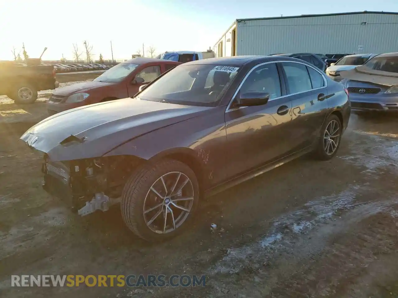 1 Photograph of a damaged car 3MW5R7J02M8B93120 BMW 3 SERIES 2021
