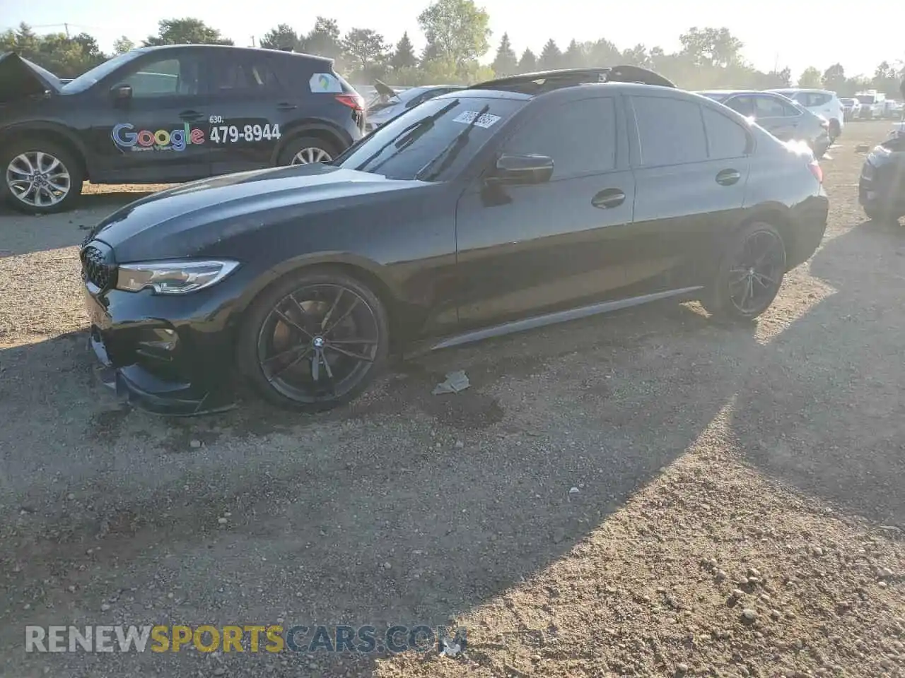 1 Photograph of a damaged car 3MW5R7J02M8C03676 BMW 3 SERIES 2021