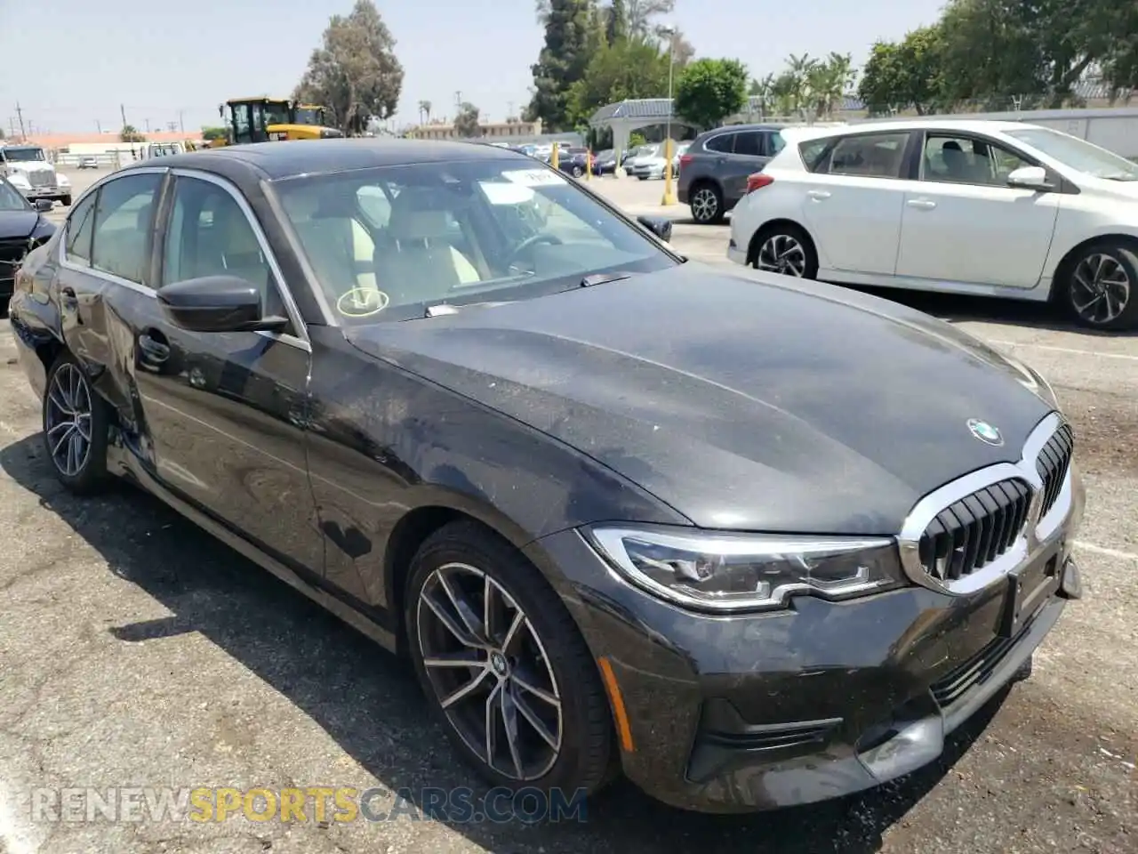 1 Photograph of a damaged car 3MW5R7J02M8C17898 BMW 3 SERIES 2021