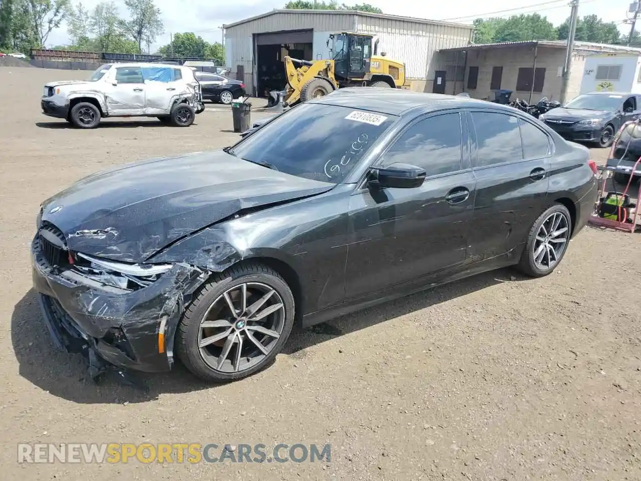 1 Photograph of a damaged car 3MW5R7J03M8B57064 BMW 3 SERIES 2021