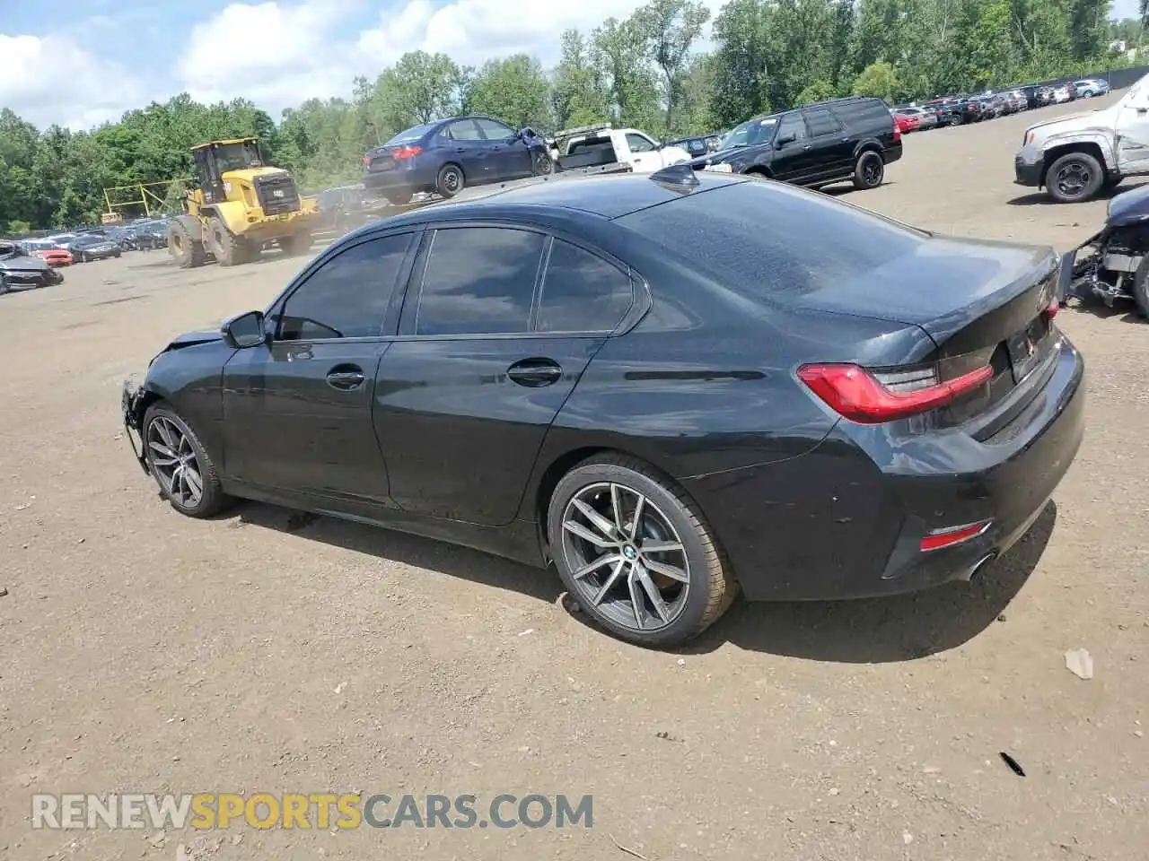 2 Photograph of a damaged car 3MW5R7J03M8B57064 BMW 3 SERIES 2021