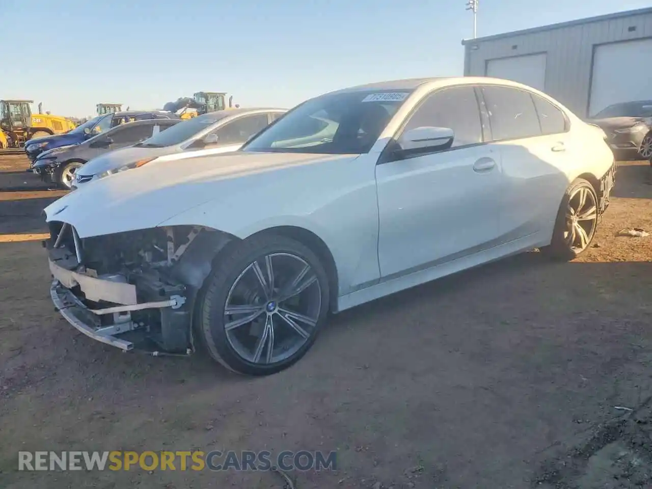 1 Photograph of a damaged car 3MW5R7J03M8B57520 BMW 3 SERIES 2021