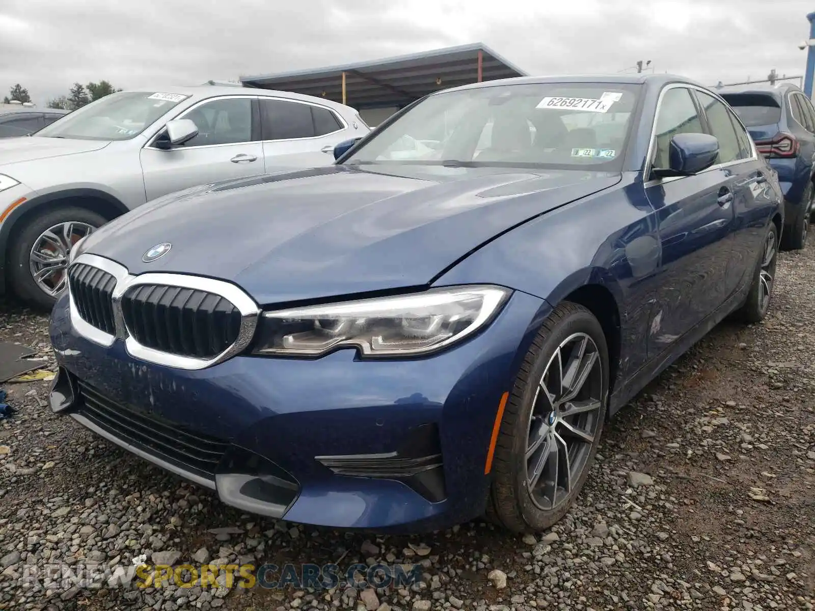 2 Photograph of a damaged car 3MW5R7J03M8C10443 BMW 3 SERIES 2021