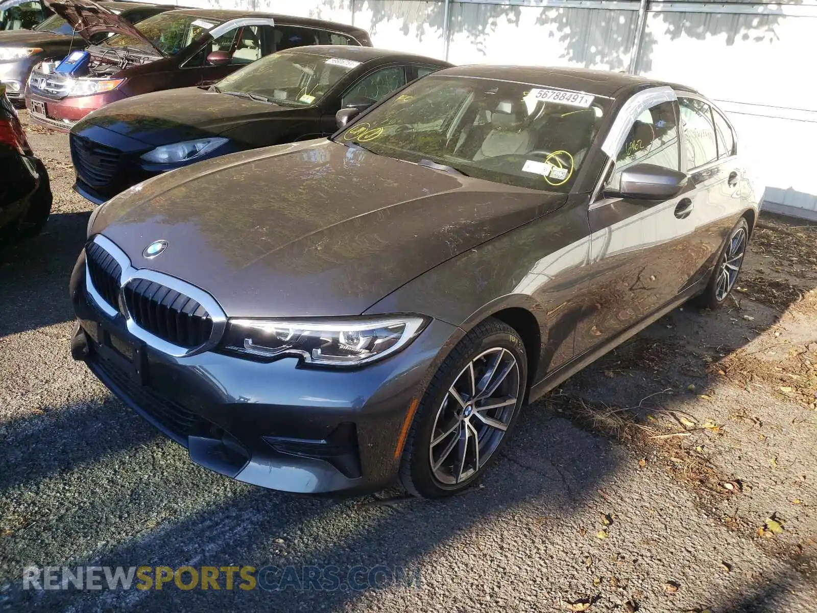 2 Photograph of a damaged car 3MW5R7J04M8B70955 BMW 3 SERIES 2021