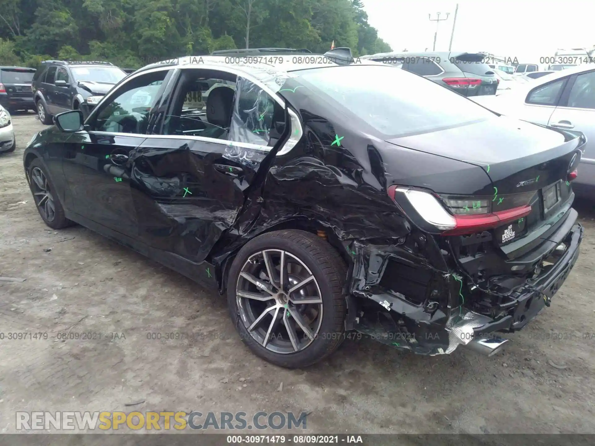 3 Photograph of a damaged car 3MW5R7J04M8C04635 BMW 3 SERIES 2021