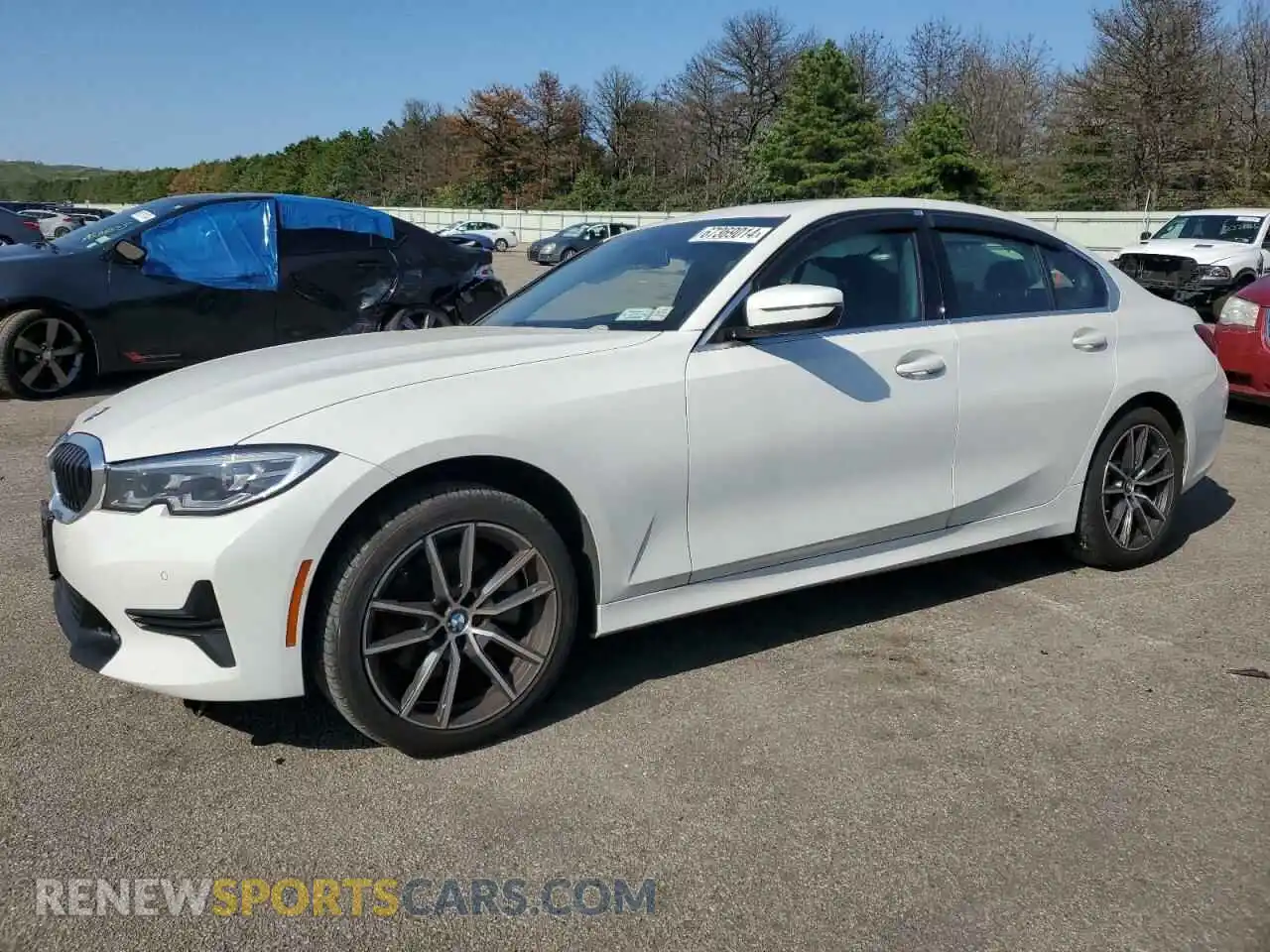 1 Photograph of a damaged car 3MW5R7J05M8B63111 BMW 3 SERIES 2021