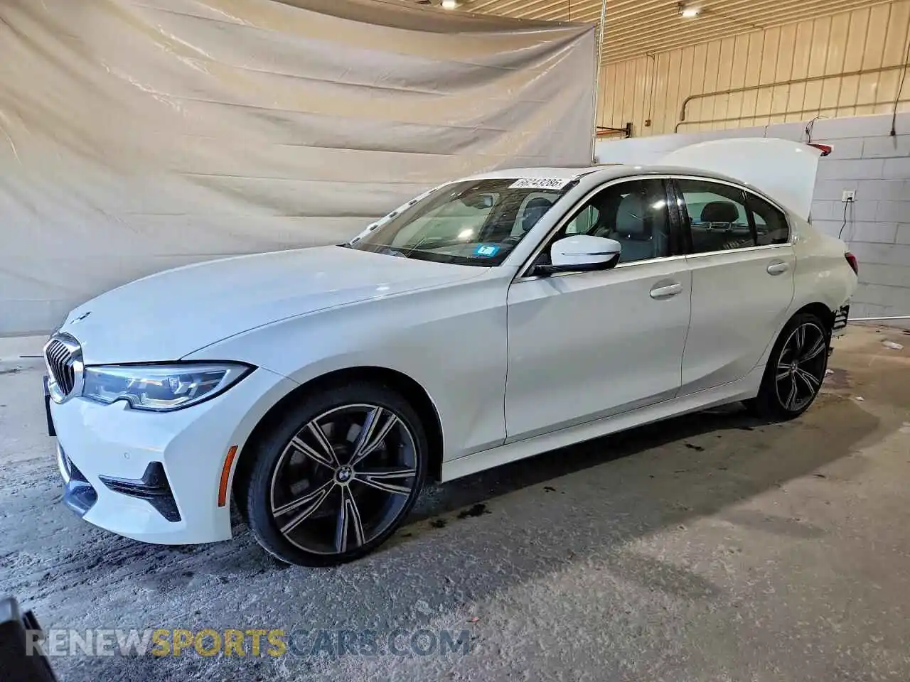 1 fotografías del automóvil dañado 3MW5R7J05M8B70253 BMW 3 SERIES 2021