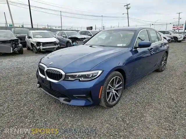 2 Photograph of a damaged car 3MW5R7J05M8B77686 BMW 3 SERIES 2021
