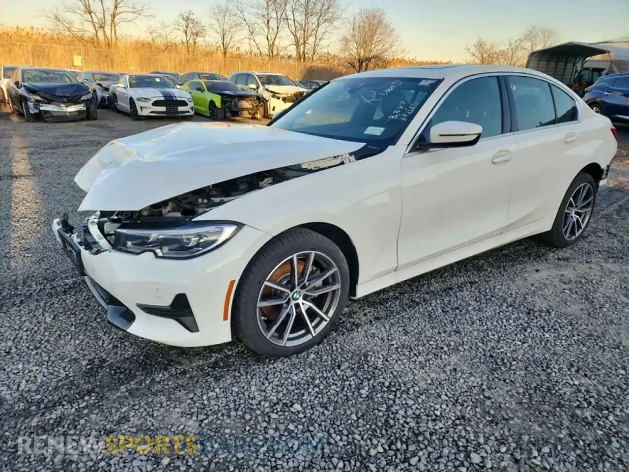 2 Photograph of a damaged car 3MW5R7J05M8B80216 BMW 3 SERIES 2021