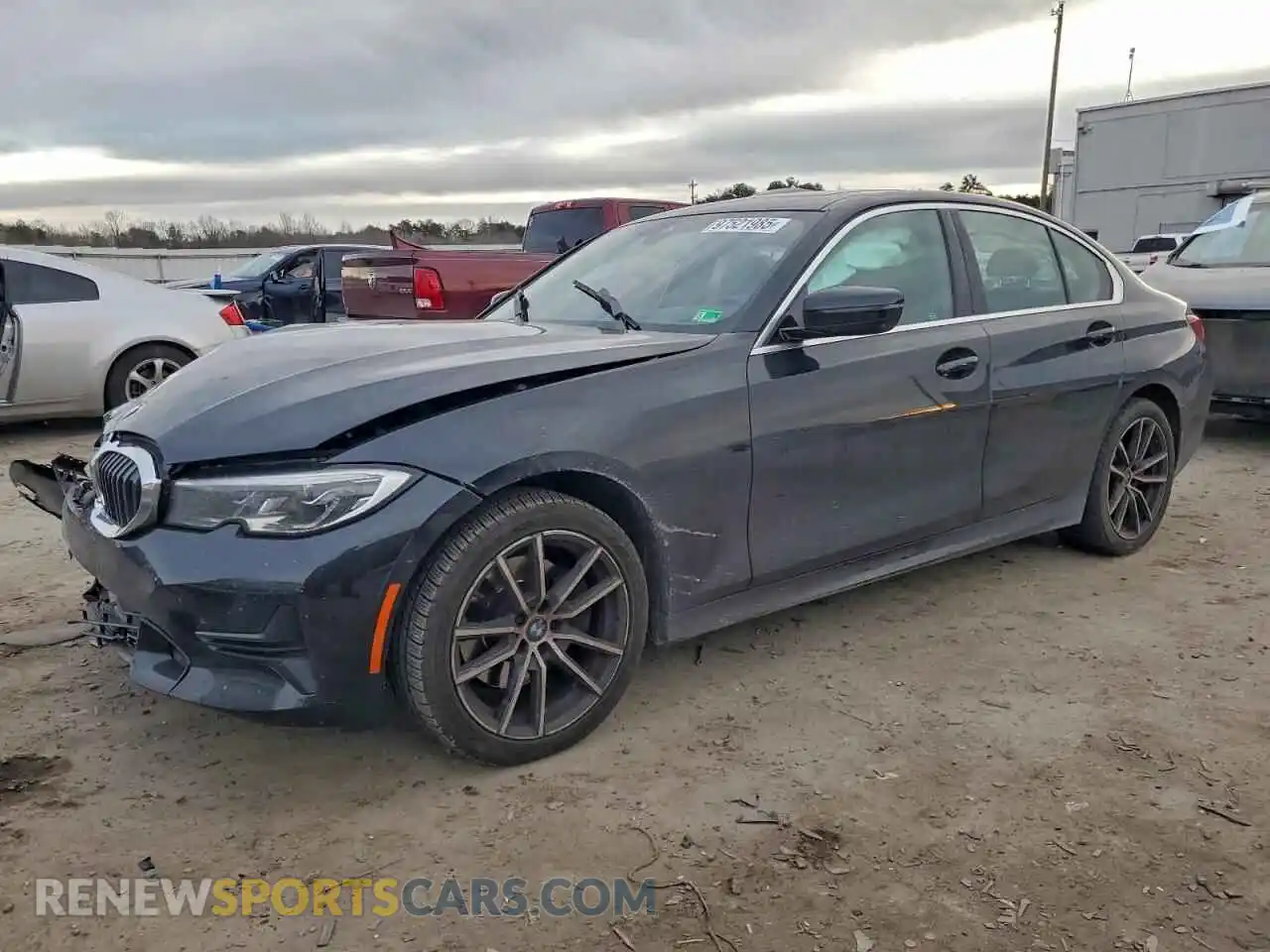 1 Photograph of a damaged car 3MW5R7J05M8B86128 BMW 3 SERIES 2021
