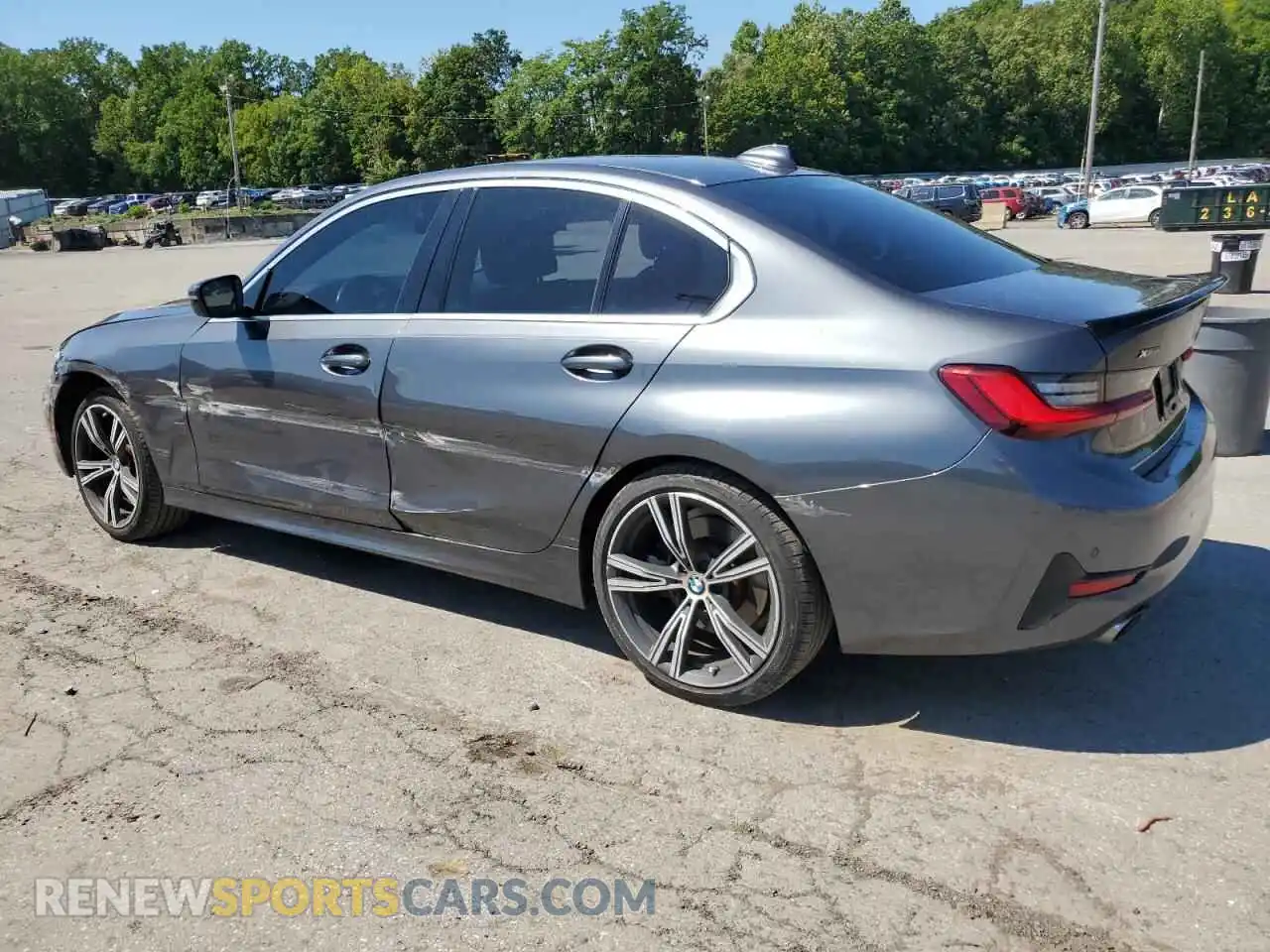2 fotografías del automóvil dañado 3MW5R7J05M8C04188 BMW 3 SERIES 2021