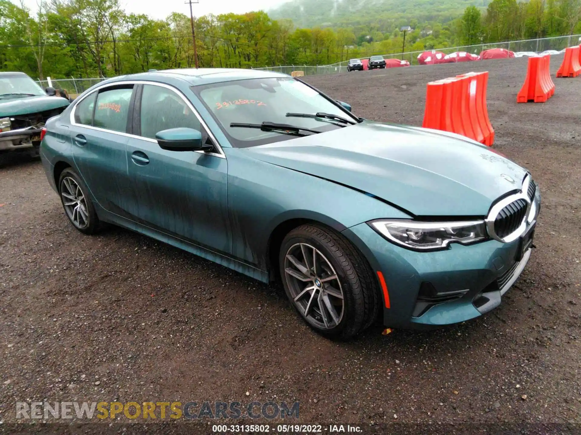 1 fotografías del automóvil dañado 3MW5R7J05M8C15384 BMW 3 SERIES 2021