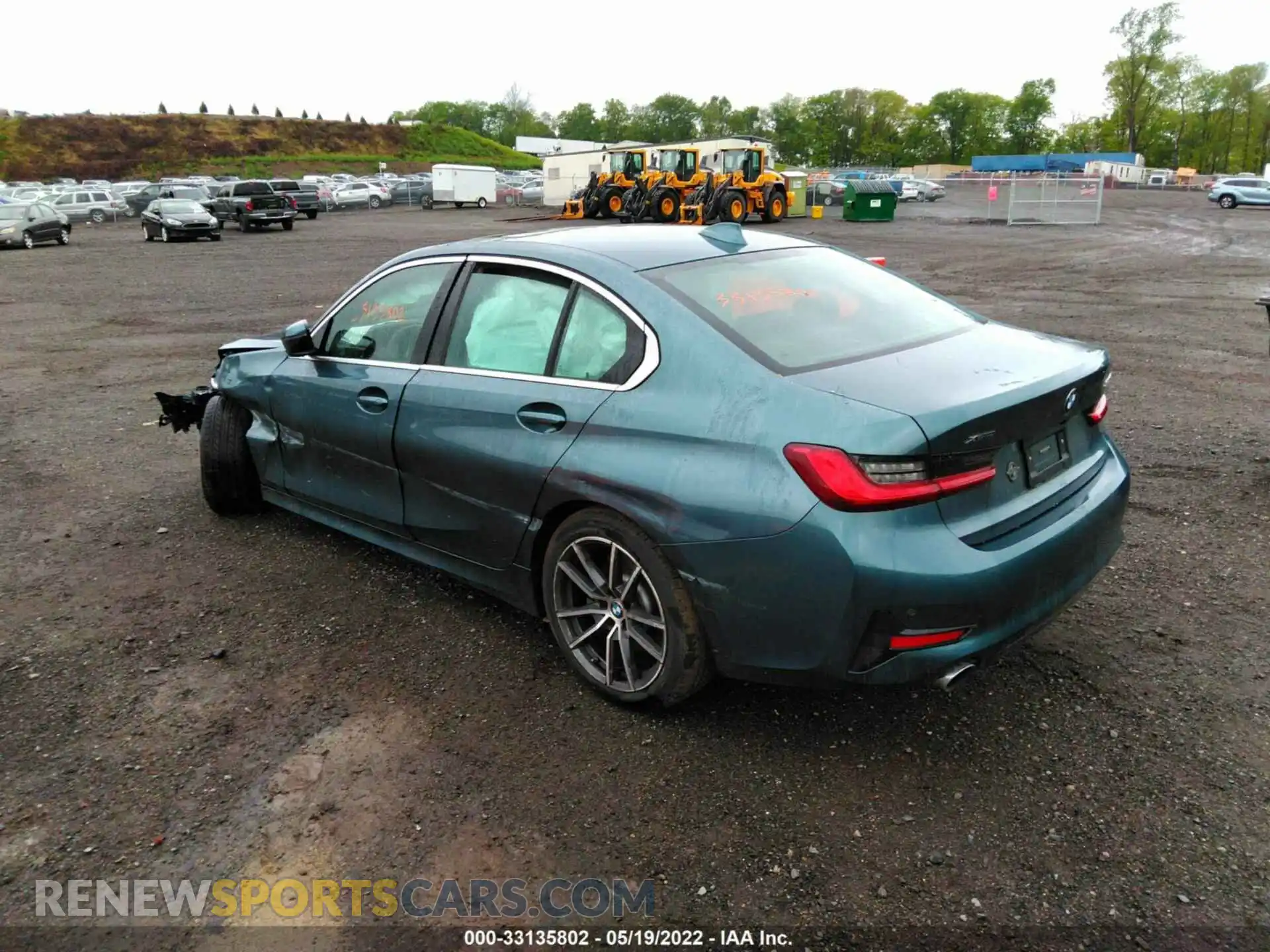 3 fotografías del automóvil dañado 3MW5R7J05M8C15384 BMW 3 SERIES 2021