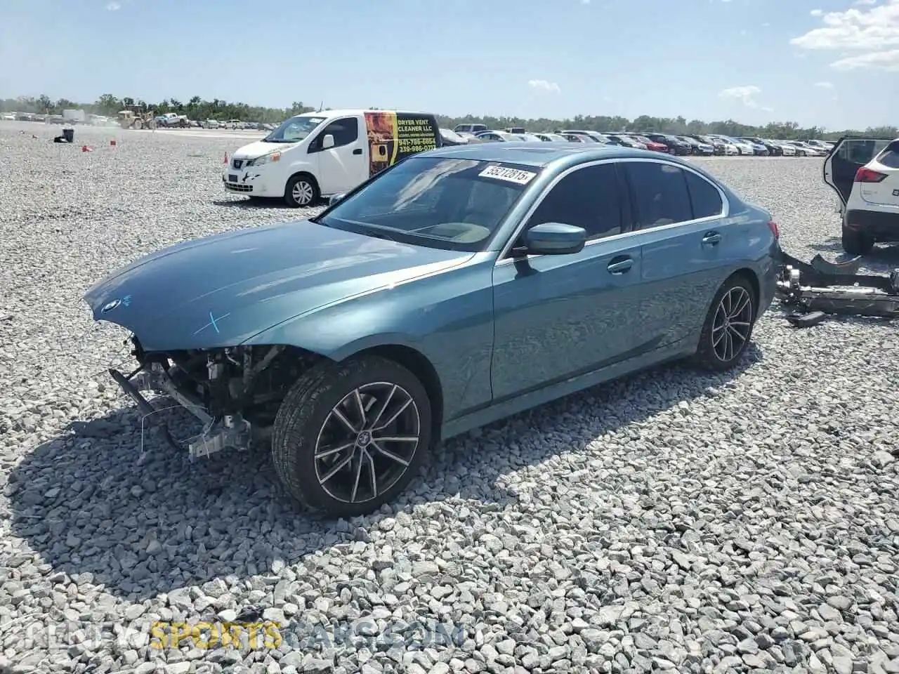 1 Photograph of a damaged car 3MW5R7J06M8B72870 BMW 3 SERIES 2021