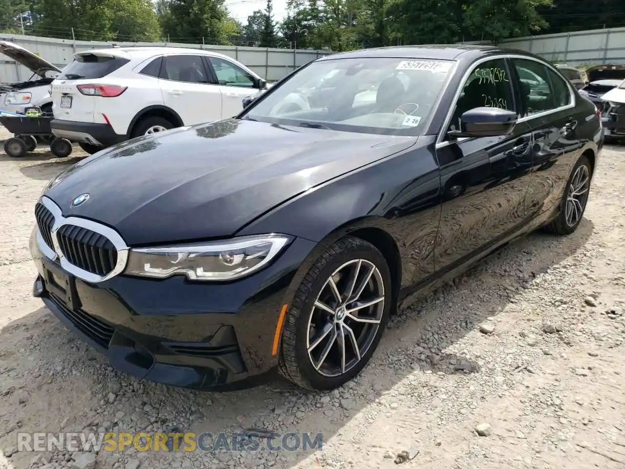 2 Photograph of a damaged car 3MW5R7J06M8B81648 BMW 3 SERIES 2021