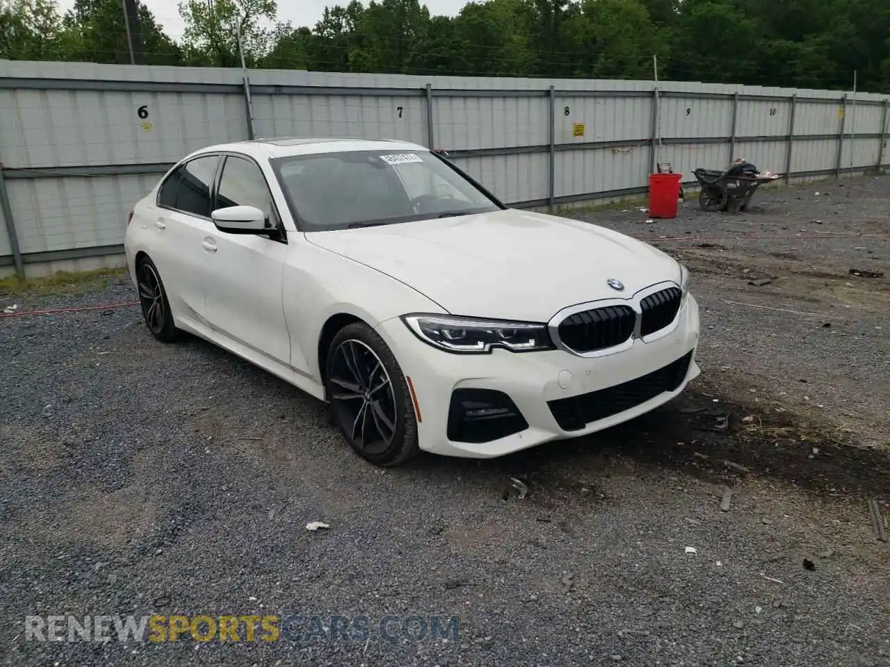 1 fotografías del automóvil dañado 3MW5R7J06M8C05690 BMW 3 SERIES 2021